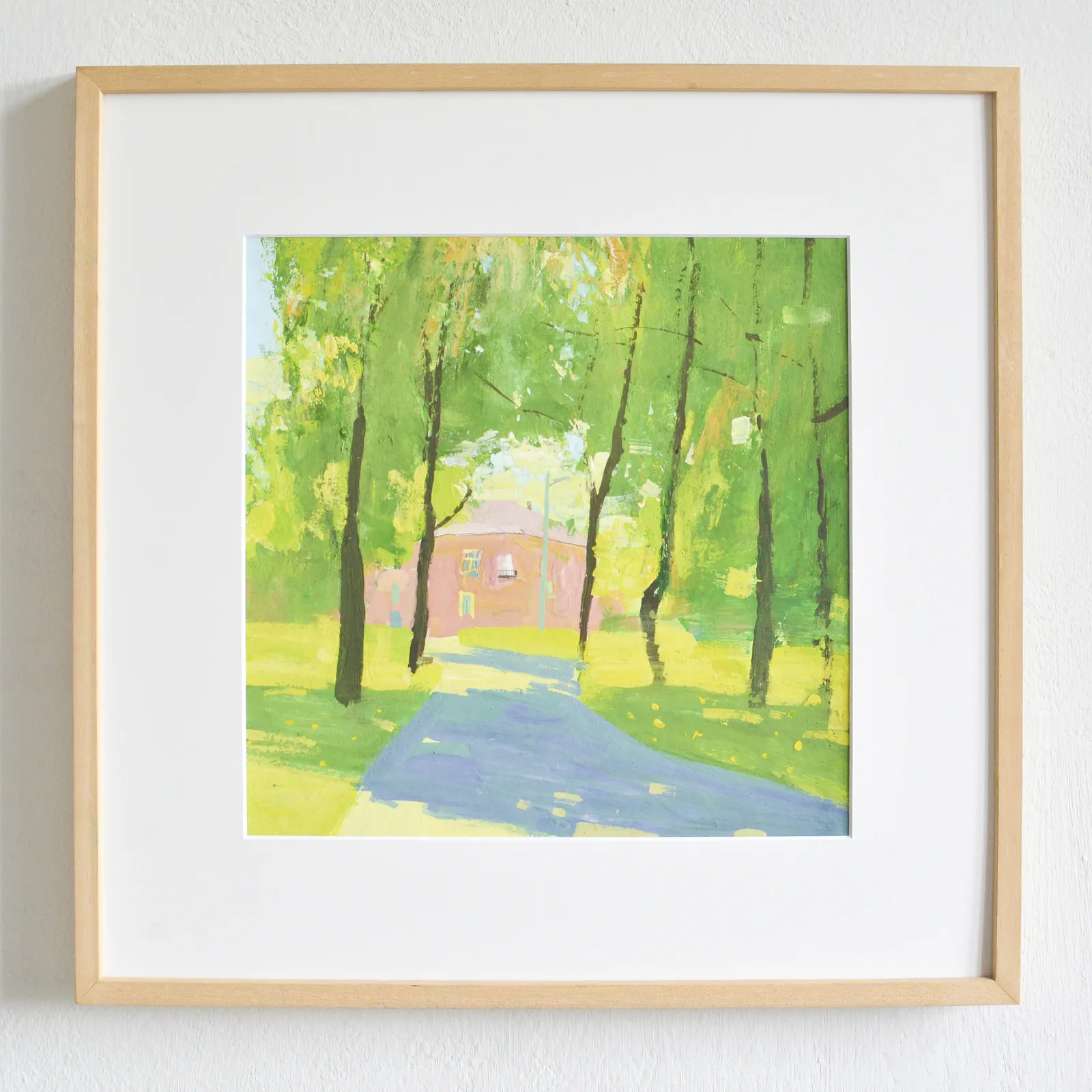 Image of Kyiv etude by Igor Nekraha, size: 30x30, made of Gouache on paper, Graphics medium, priced at $350 Photo 1 of 4.