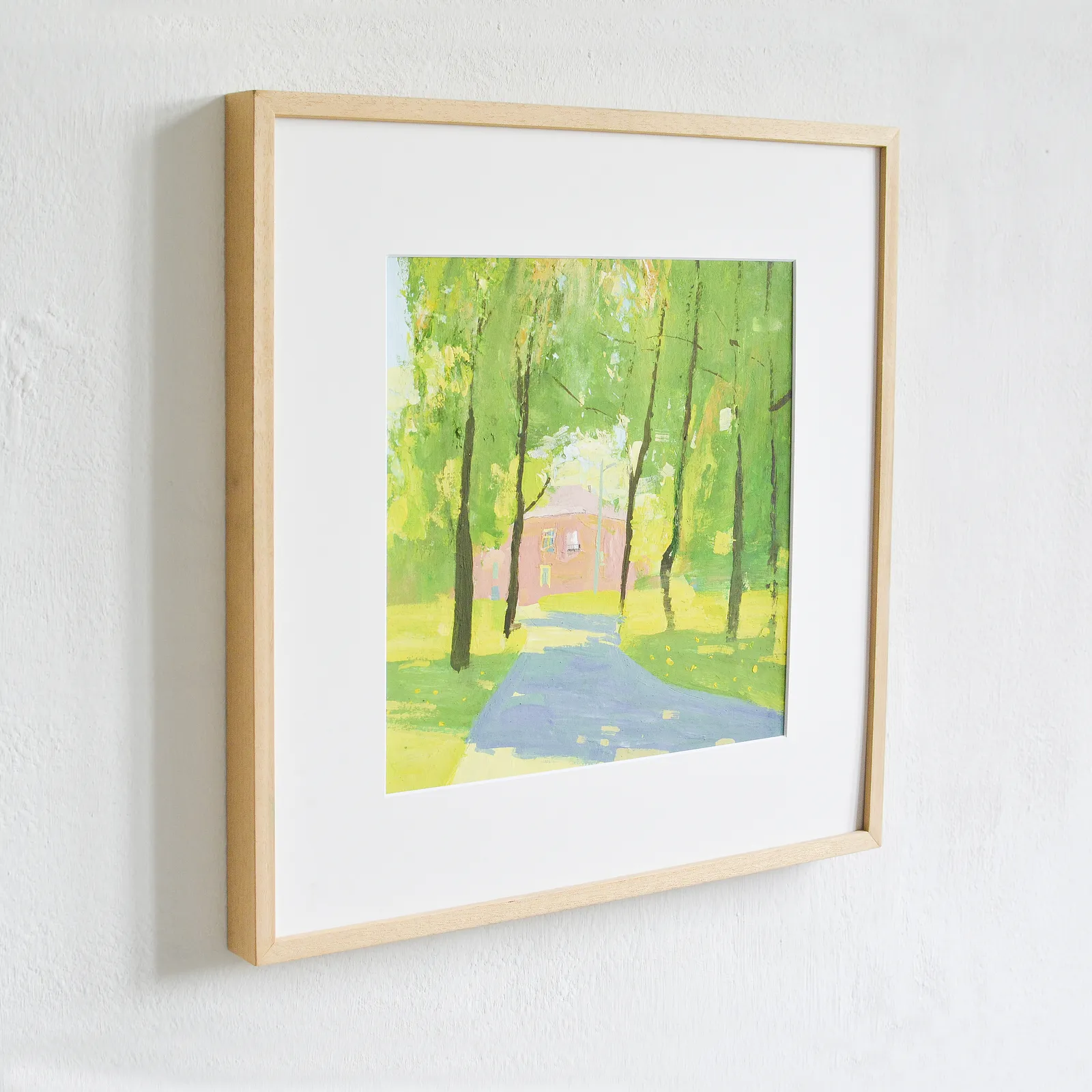 Image of Kyiv etude by Igor Nekraha, size: 30x30, made of Gouache on paper, Graphics medium, priced at $350 Photo 2 of 4.