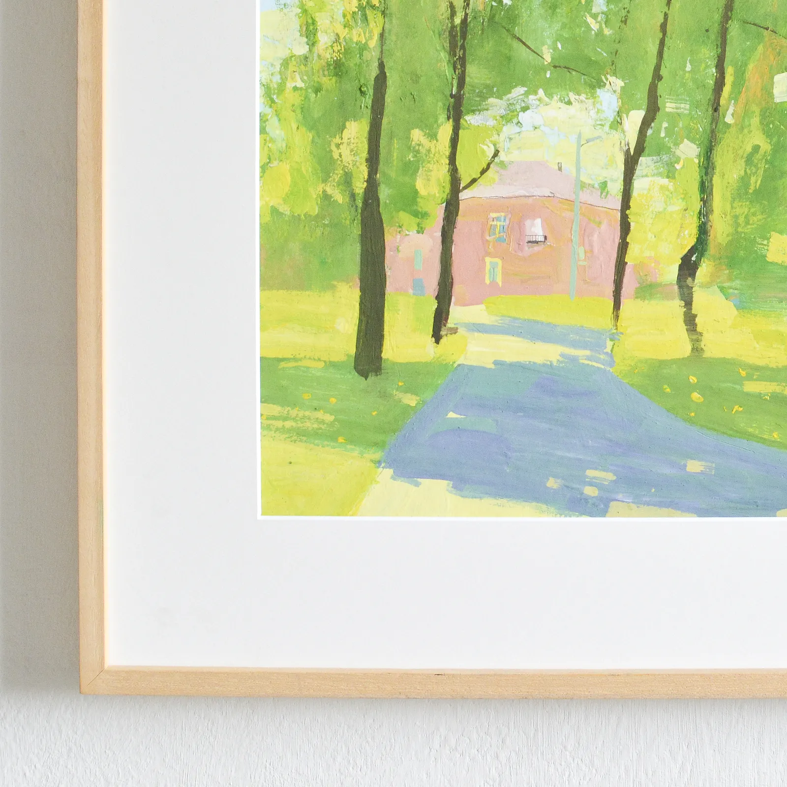 Image of Kyiv etude by Igor Nekraha, size: 30x30, made of Gouache on paper, Graphics medium, priced at $350 Photo 3 of 4.