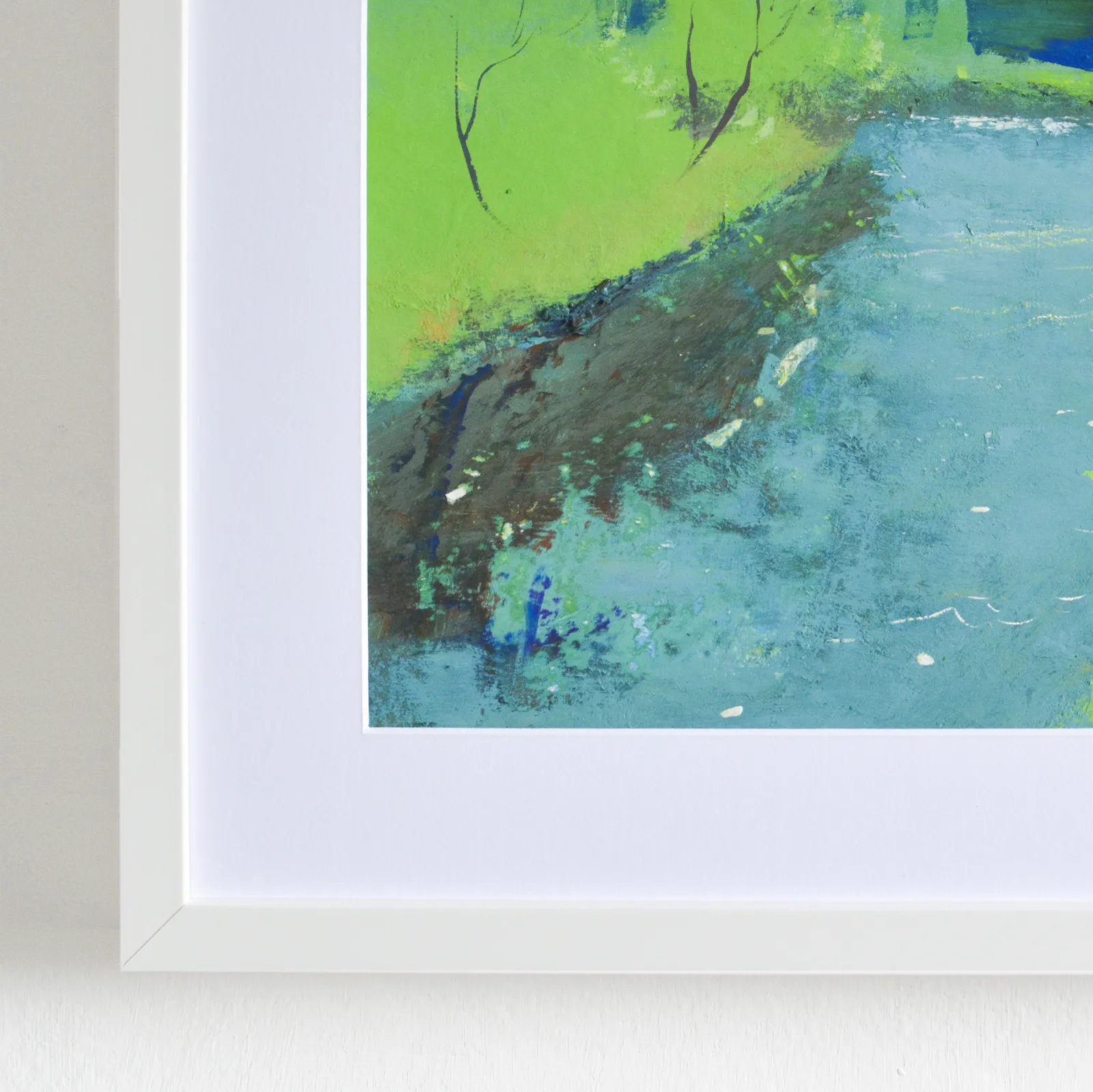 Зображення "Irpin river" від Igor Nekraha, розмір: 20x30, матеріали: Gouache on paper, медіум: Графіка, місто: Ukraine, серія: Gouaches, ціна: $350 Фото 4 з 4.