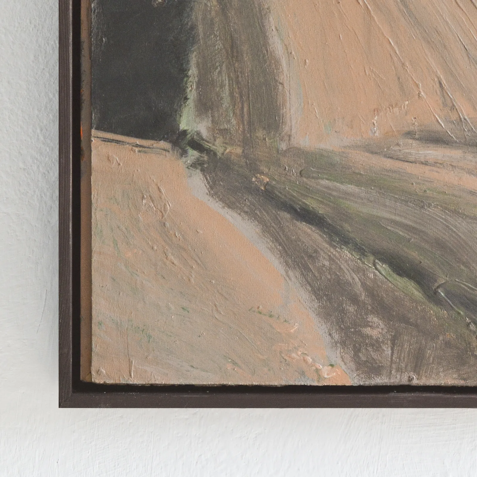 Image of Brown field by Igor Nekraha, size: 30x30, made of Acrylic on canvas, Painting medium, priced at $350 Photo 4 of 4.