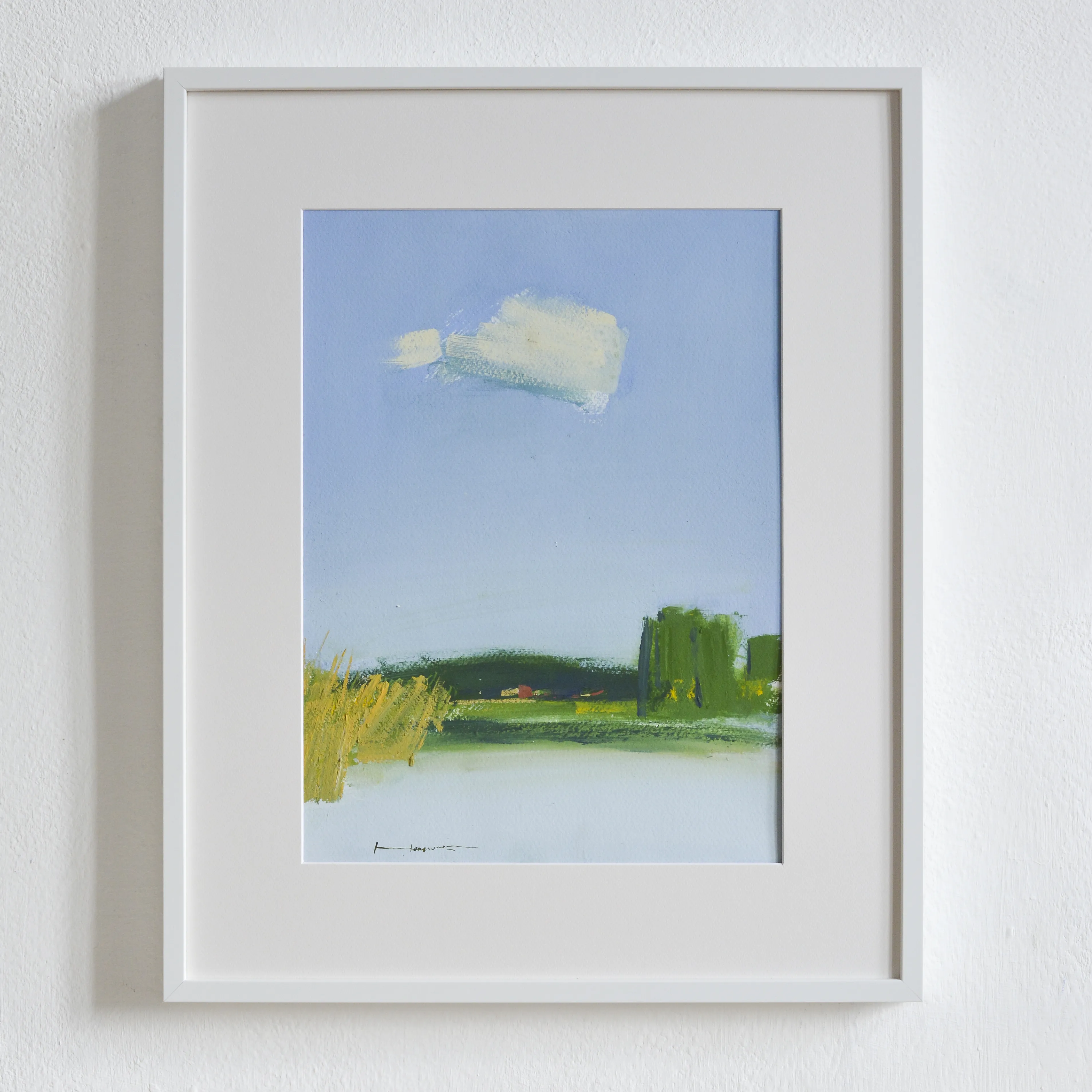 Image of Cloud by Igor Nekraha, size: 40x30, made of Gouache on paper, Graphics medium Photo 1 of 4.
