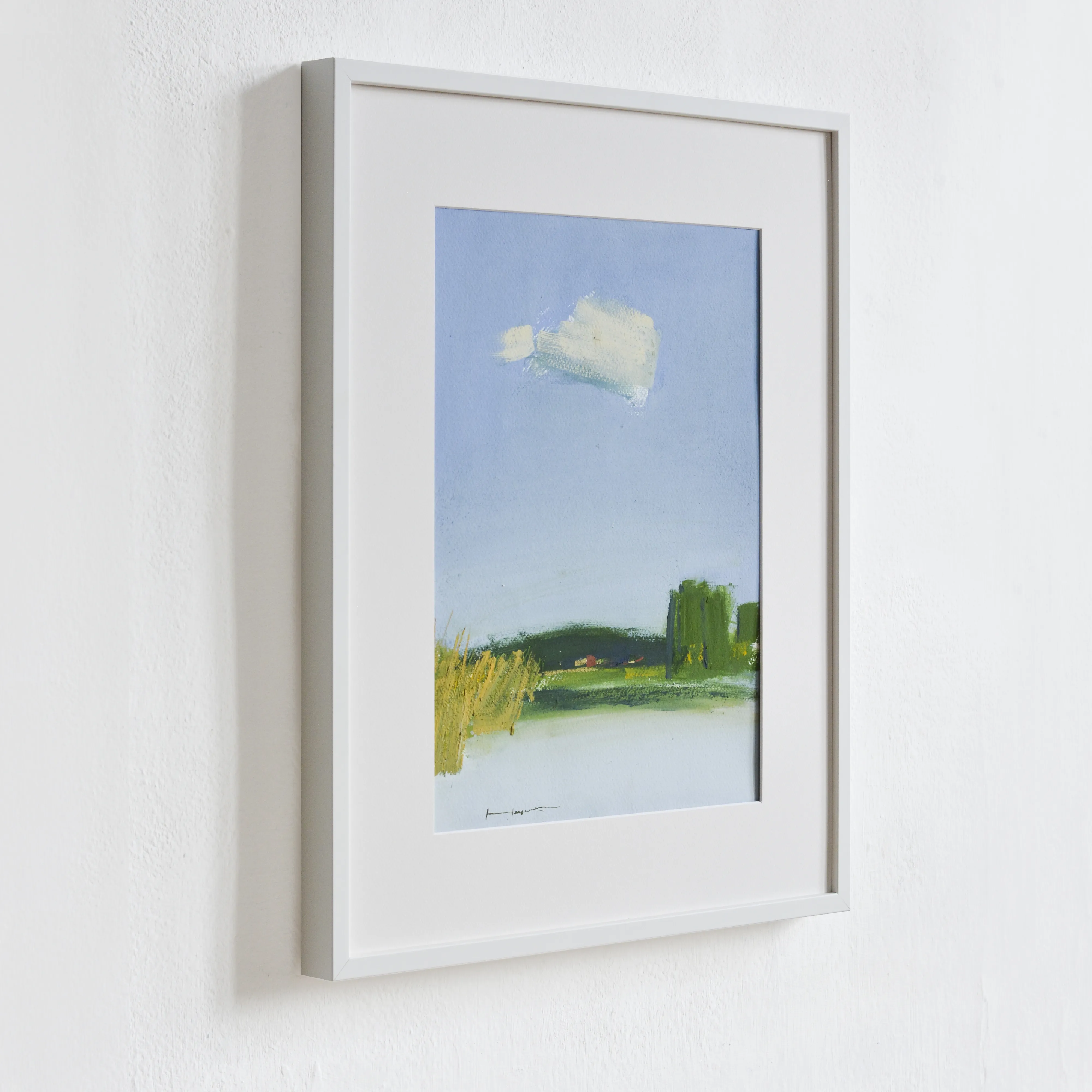Image of Cloud by Igor Nekraha, size: 40x30, made of Gouache on paper, Graphics medium Photo 3 of 4.