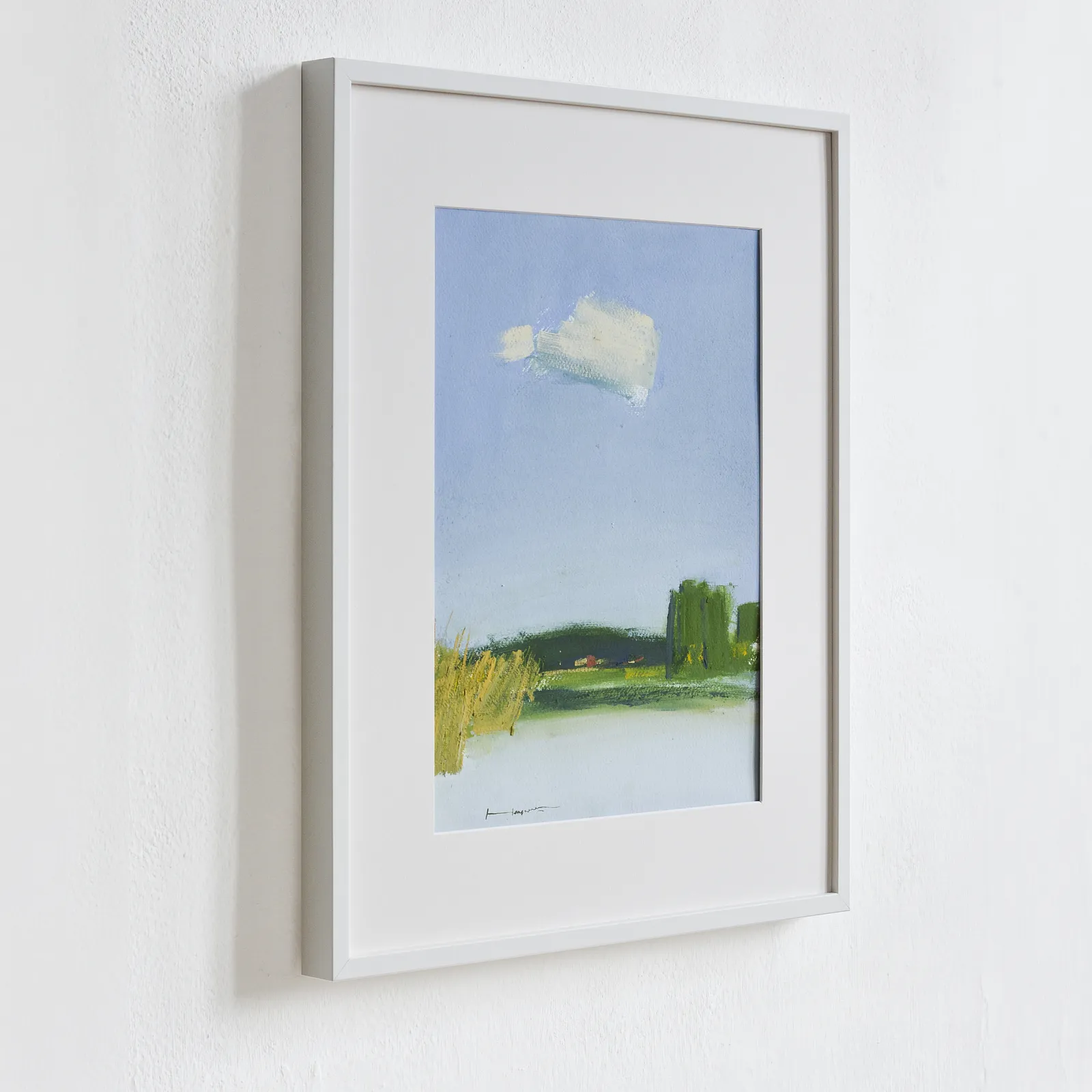 Image of Cloud by Igor Nekraha, size: 40x30, made of Gouache on paper, Graphics medium Photo 3 of 4.