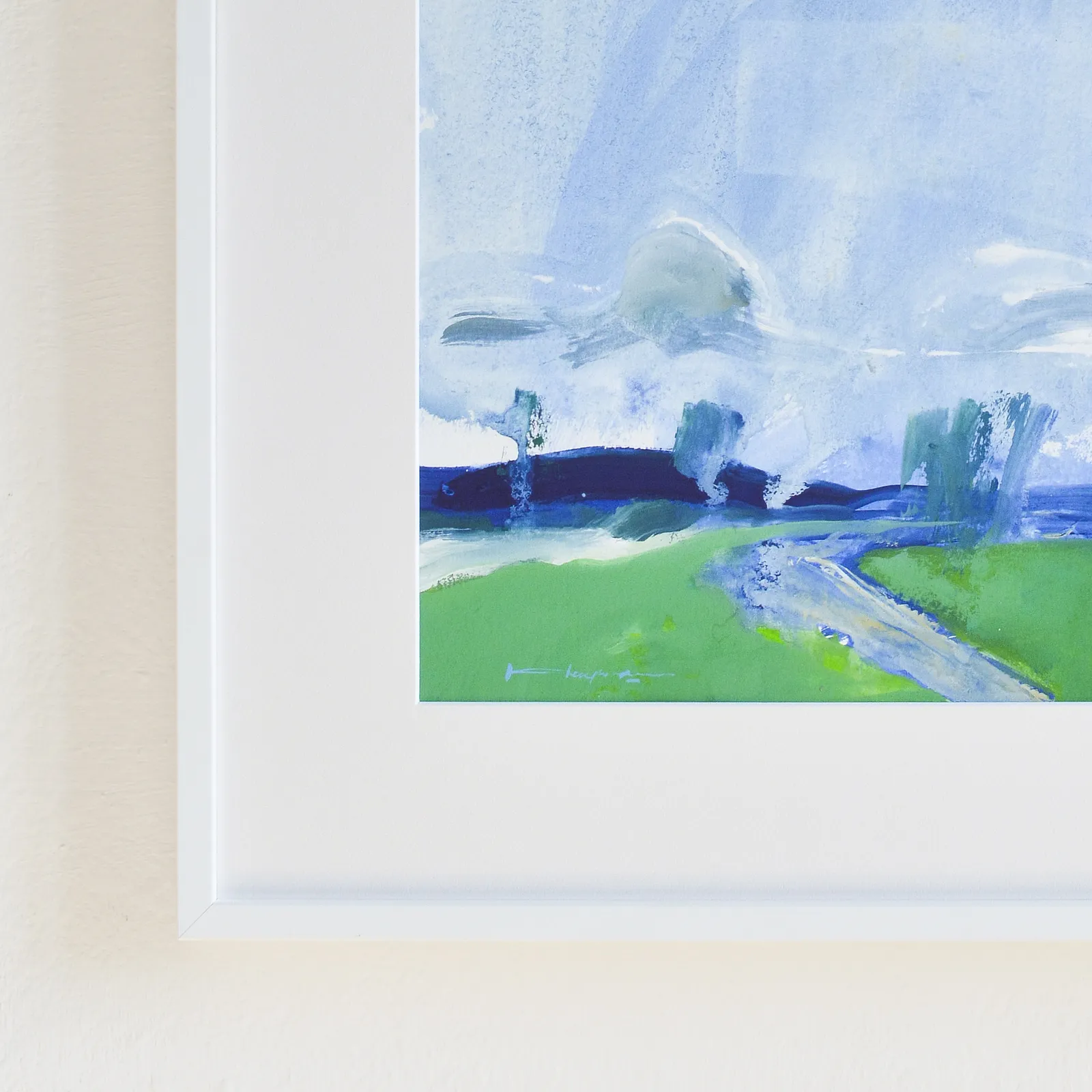 Image of Summer noon by Igor Nekraha, size: 40x30, made of Gouache on paper, Graphics medium, priced at $300 Photo 4 of 4.