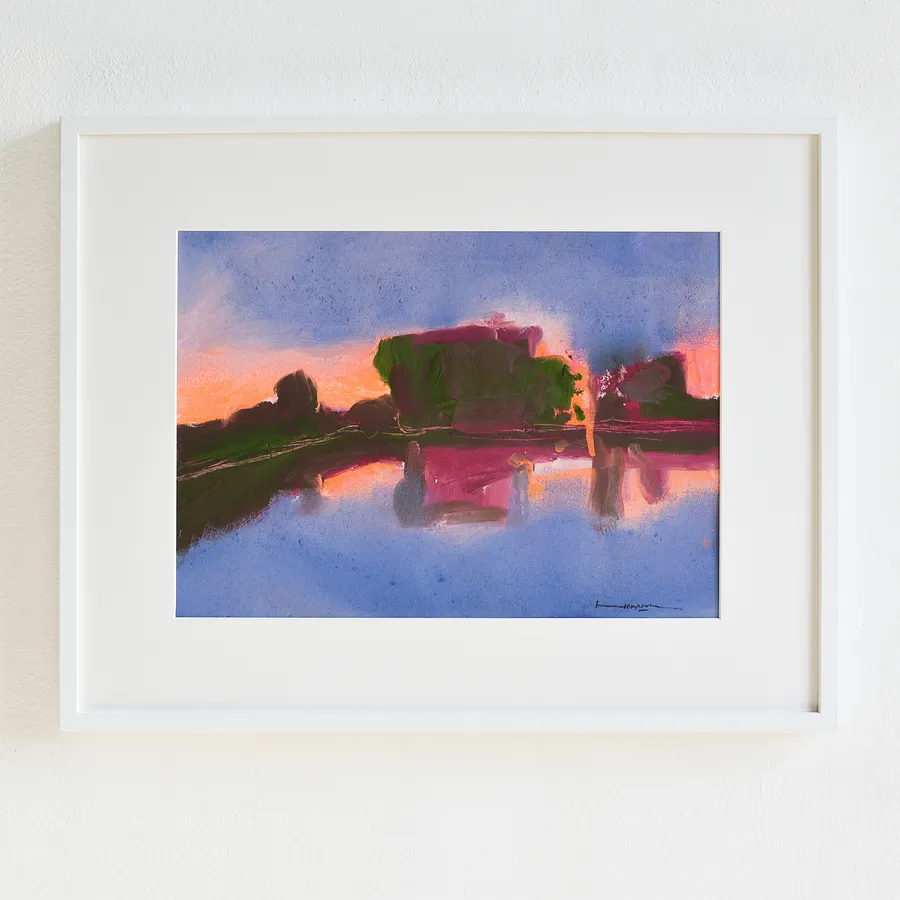 Sunset on the pond (2025)