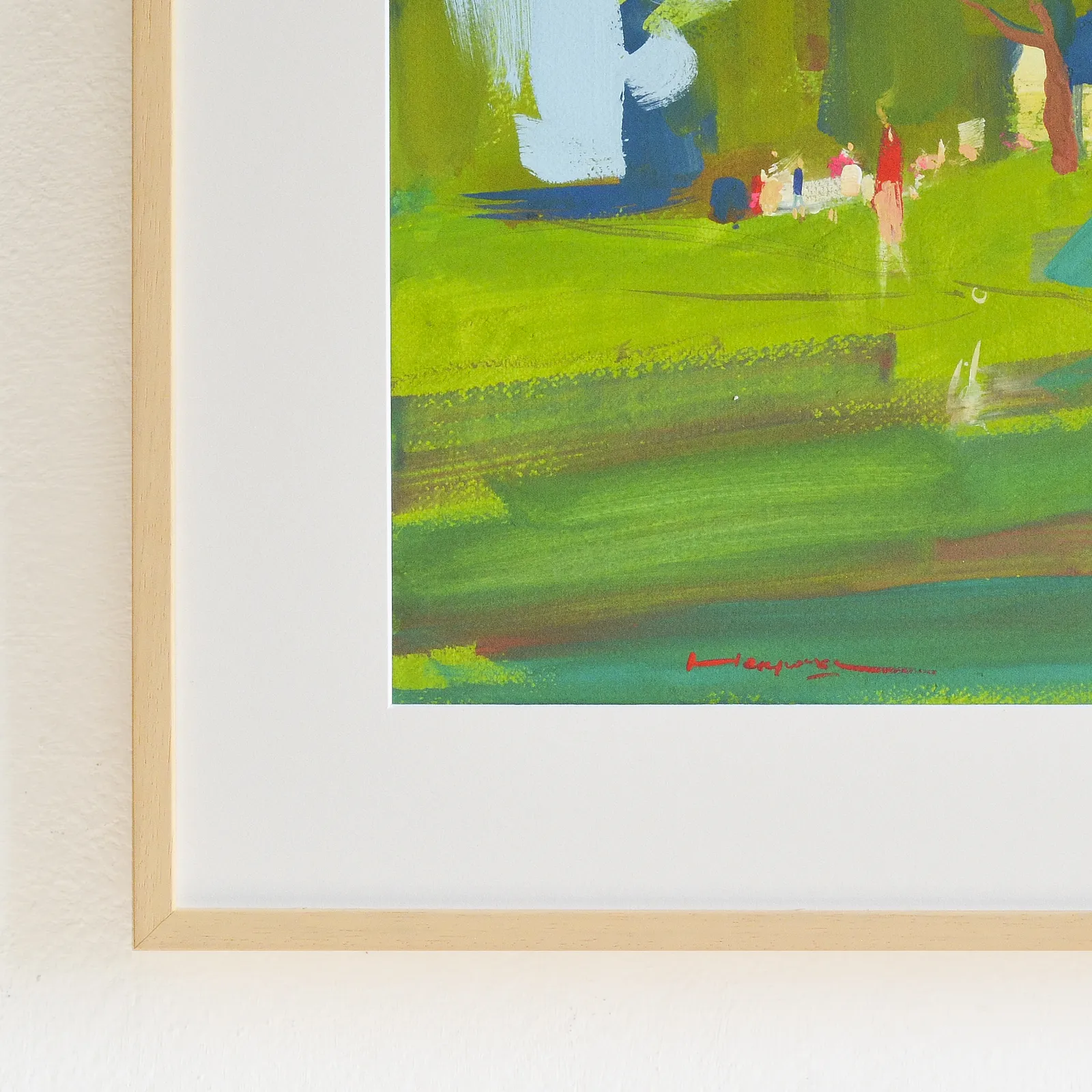 Image of Peyzazhka by Igor Nekraha, size: 30x40, made of Gouache on paper, Graphics medium, priced at $300 Photo 4 of 4.