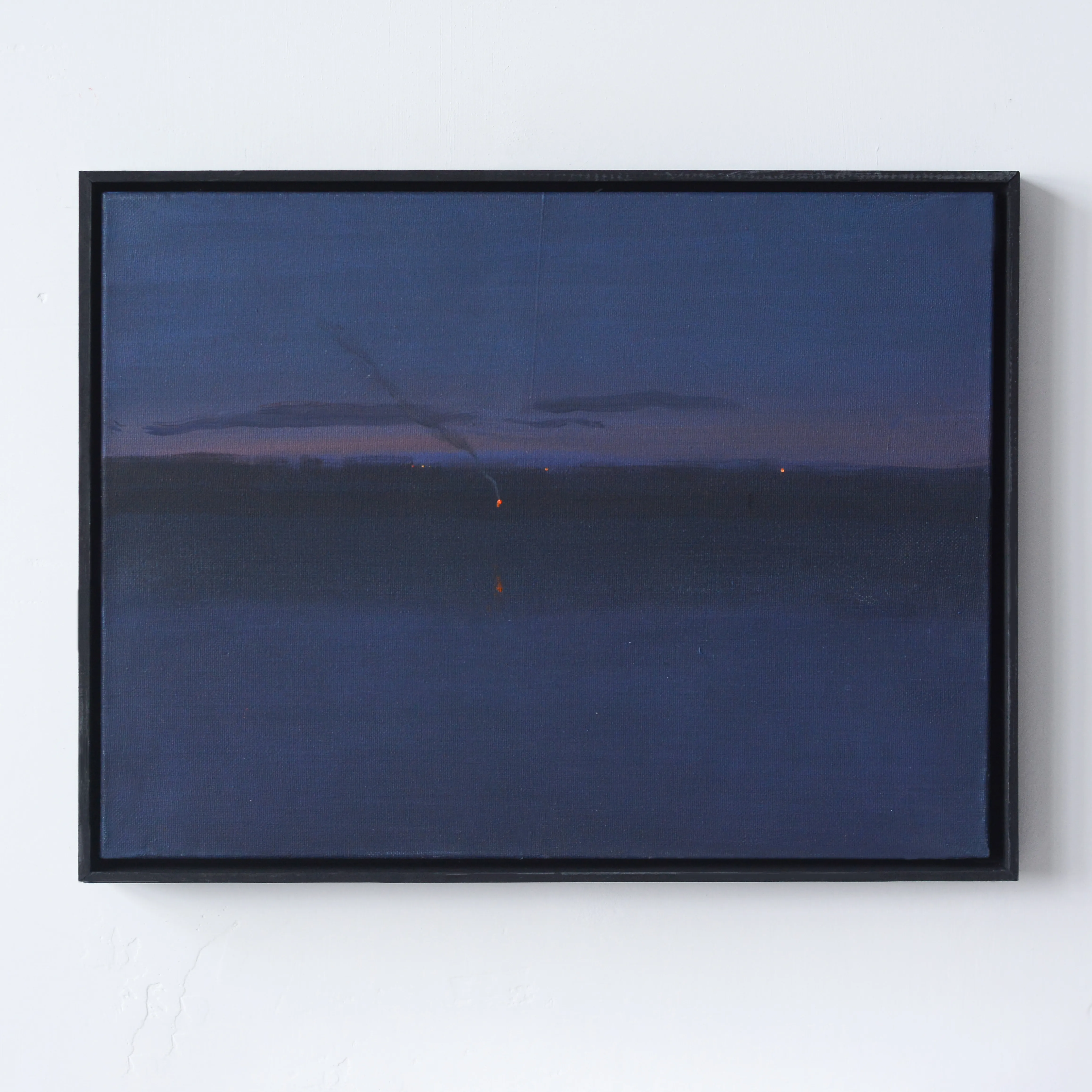 Image of  Kodyma river. Night by Igor Nekraha, size: 30x40, made of Acrylic on canvas, Painting medium, priced at $350
