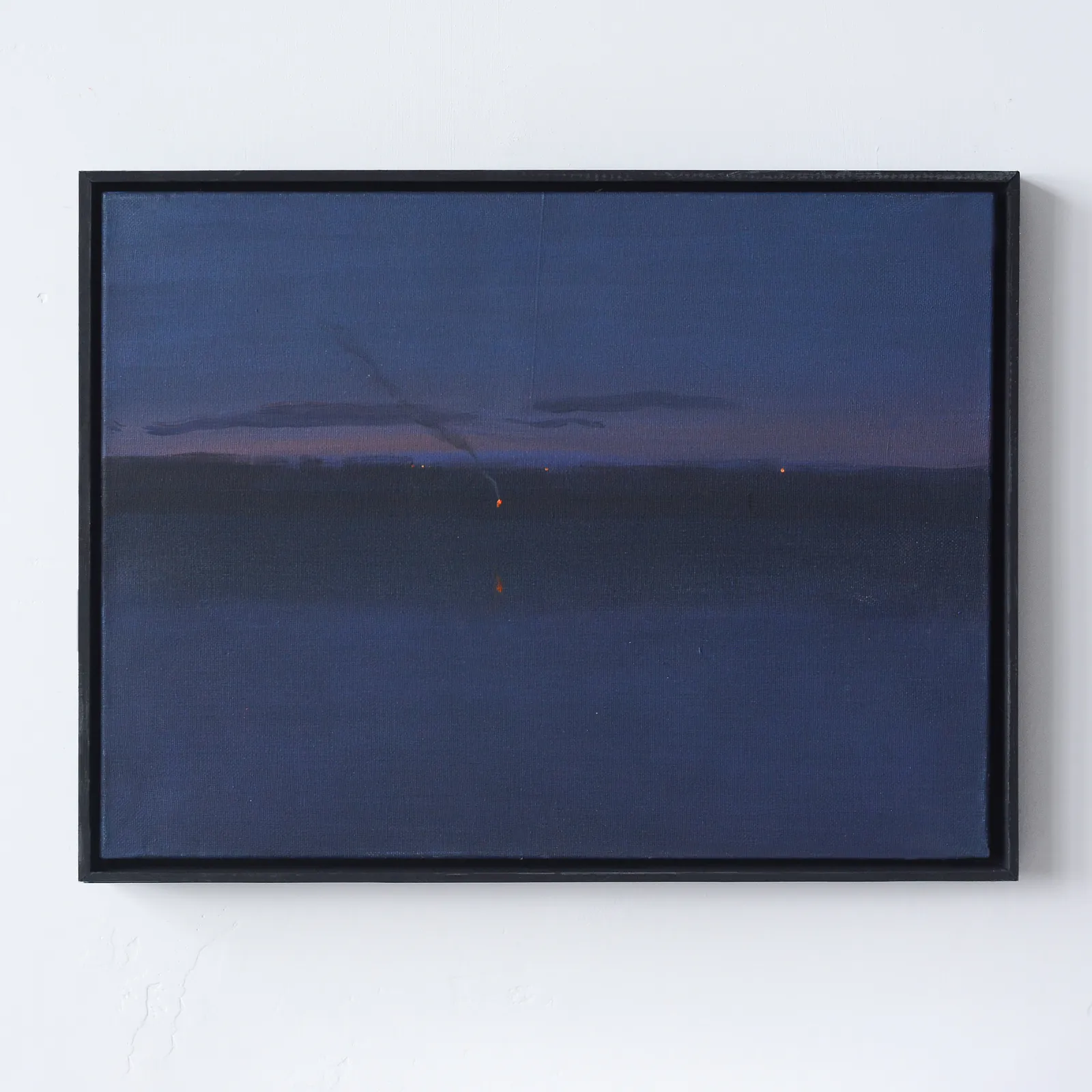 Image of  Kodyma river. Night by Igor Nekraha, size: 30x40, made of Acrylic on canvas, Painting medium, priced at $350