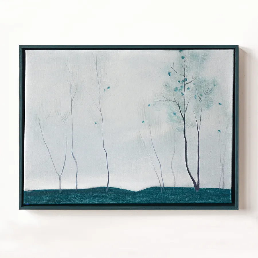 birch trees in April (2020)