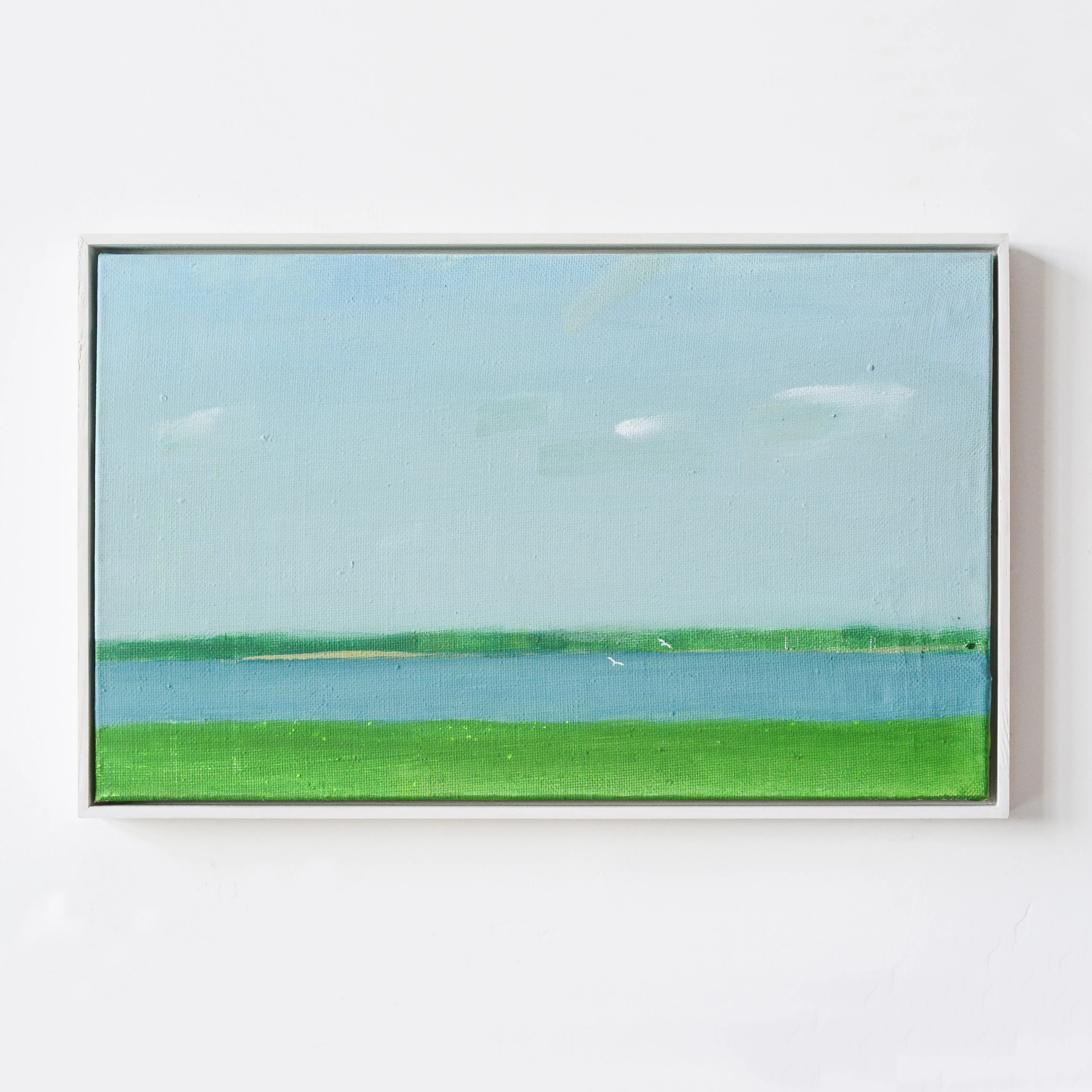 Image of Lake, Shatsk by Igor Nekraha, size: 30x50, made of Acrylic on canvas, Painting medium, priced at $400 Photo 1 of 3.