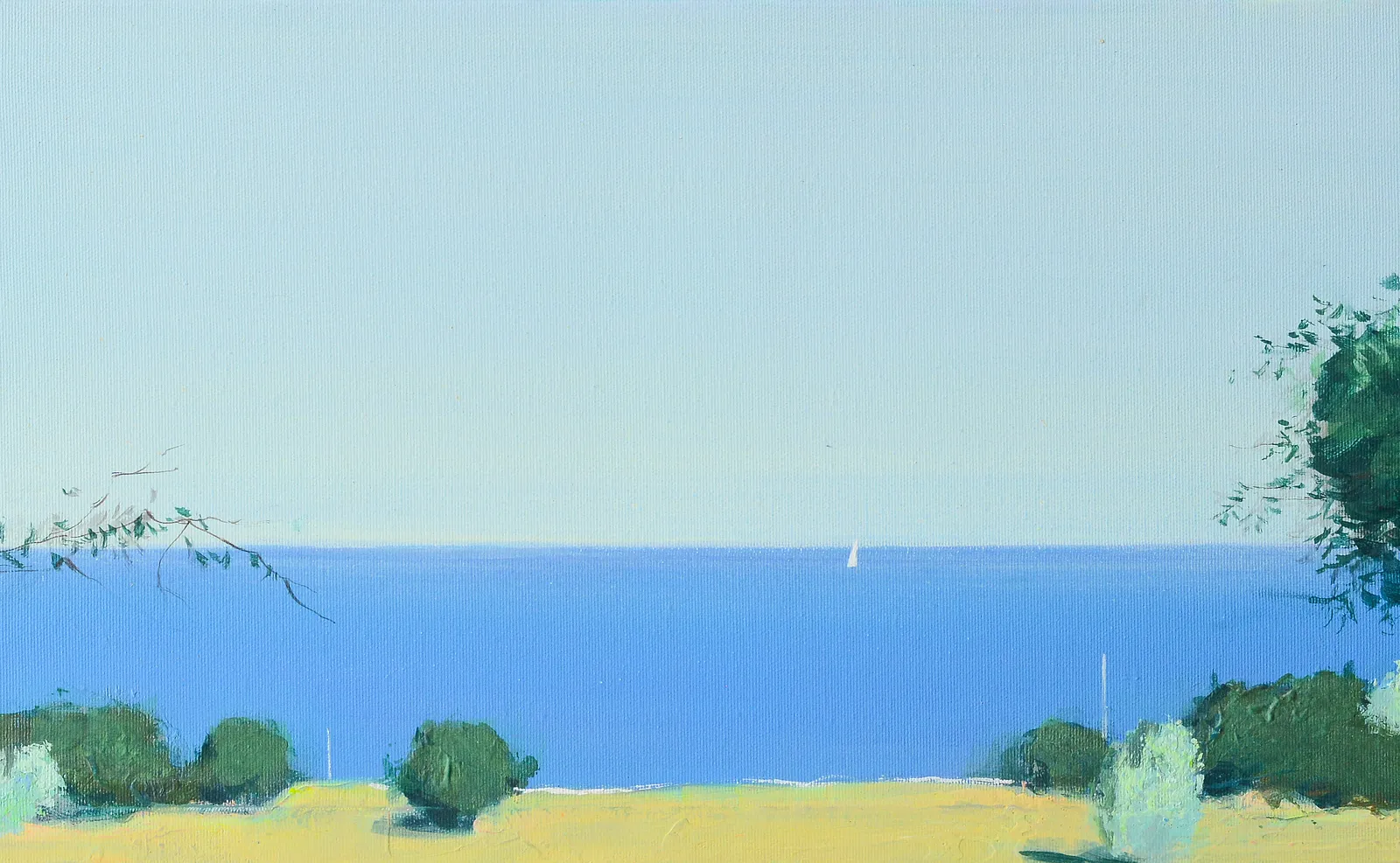 Image of July shore. Odessa by Igor Nekraha, size: 30x50, made of Acrylic on canvas, Painting medium Photo 2 of 3.
