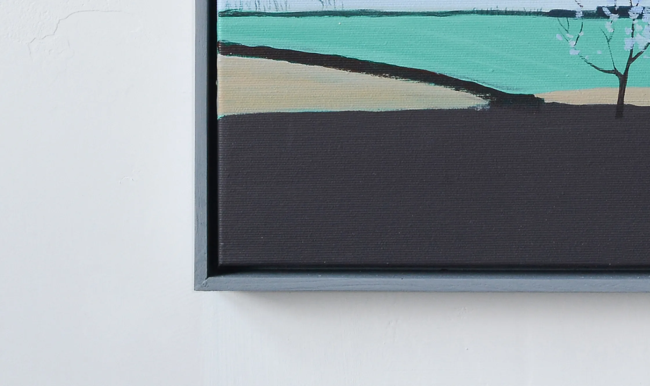 Image of Blooming cherry tree by Igor Nekraha, size: 40х40, made of Acrylic on canvas, Painting medium, priced at $400 Photo 2 of 2.