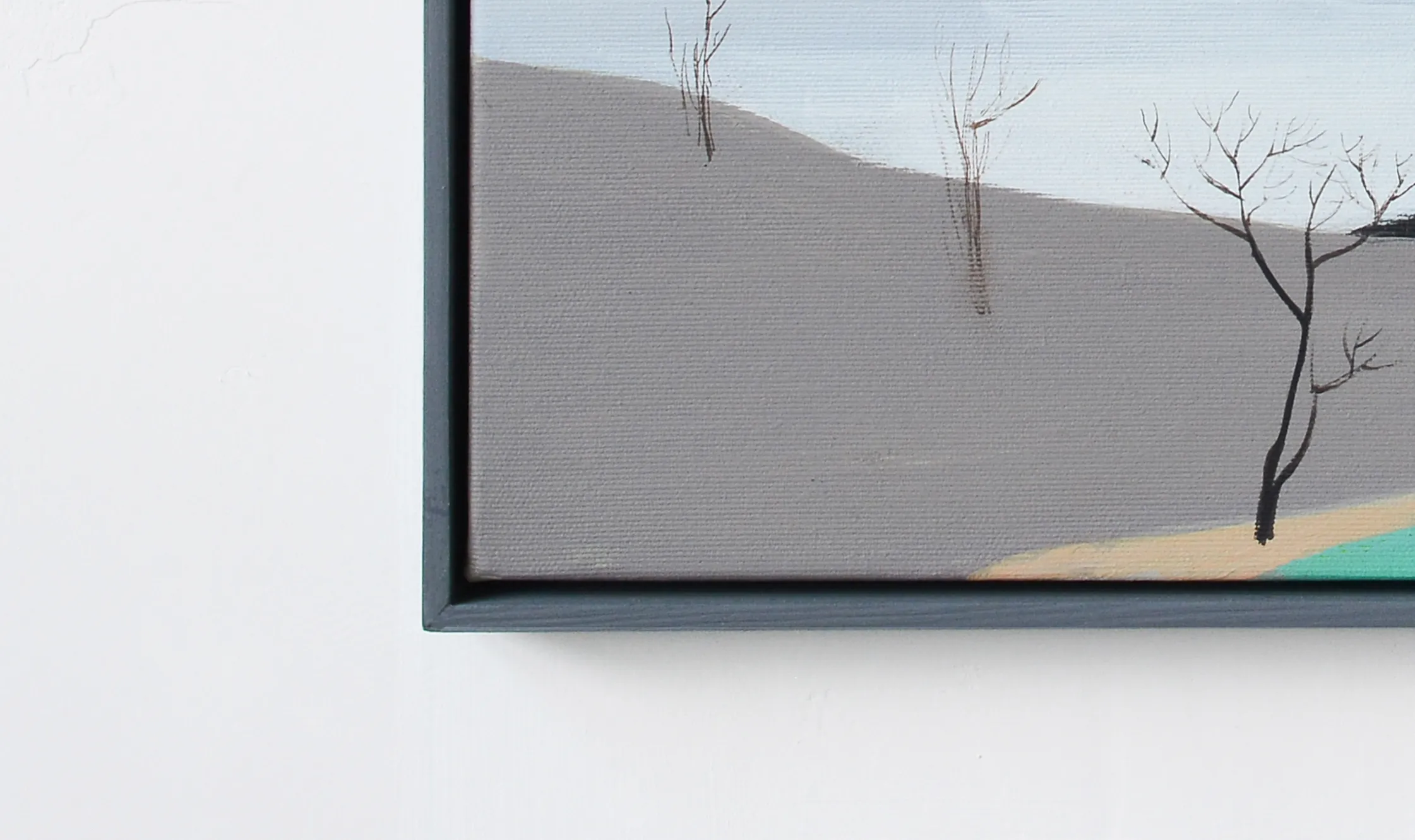 Image of Gray sky by Igor Nekraha, size: 40x40, made of Acrylic on canvas, Painting medium, priced at $400 Photo 2 of 3.