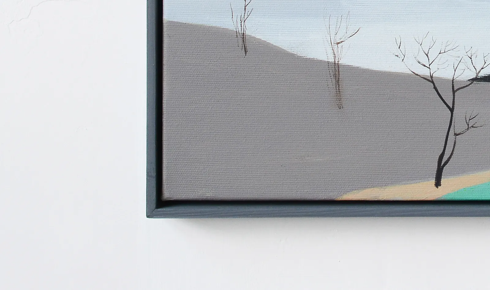 Image of Gray sky by Igor Nekraha, size: 40x40, made of Acrylic on canvas, Painting medium, priced at $400 Photo 2 of 3.