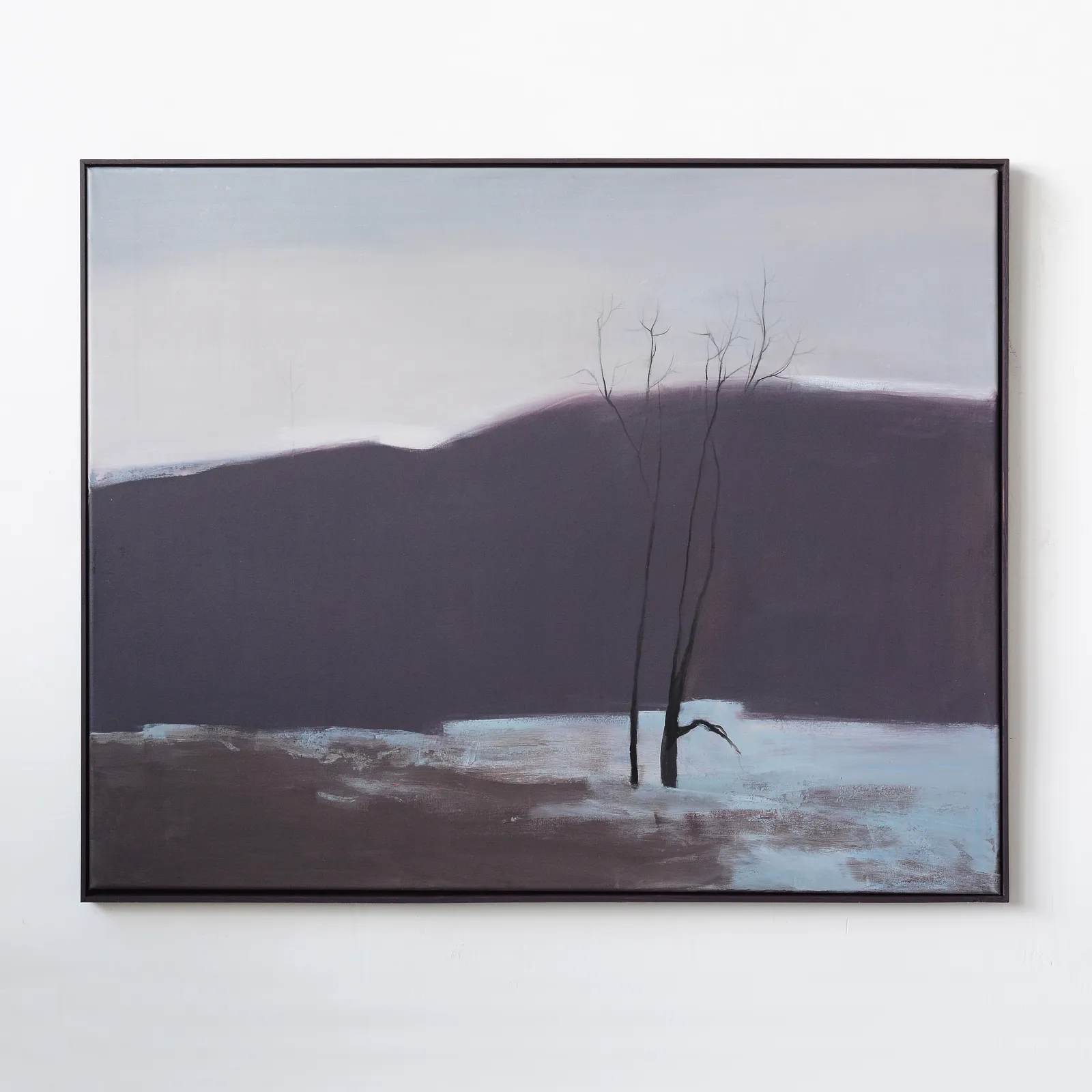 Image of Last snow. March by Igor Nekraha, size: 100x80, made of Acrylic on canvas, Painting medium, priced at $1200 Photo 1 of 3.