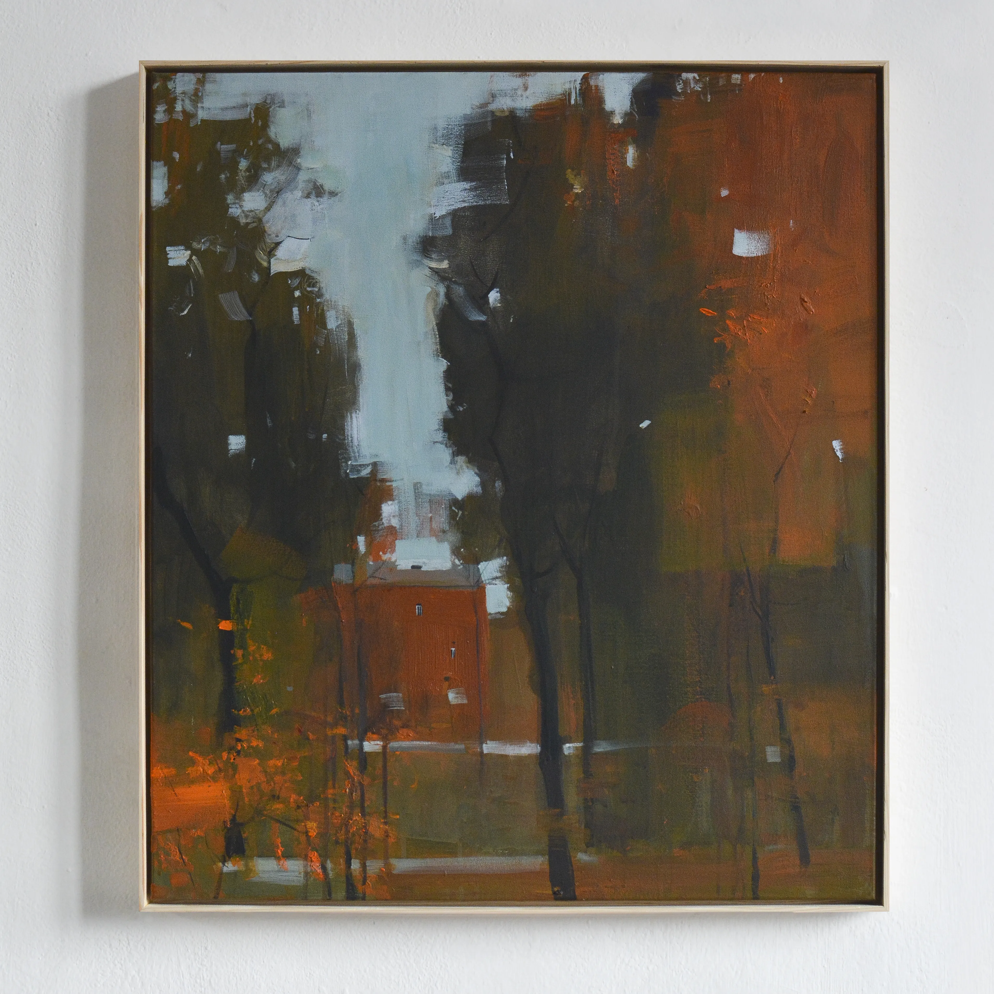 Image of Осінь у Павлівському сквері by Igor Nekraha, size: 80x70, made of Акрил на полотні, Painting medium, priced at $800 Photo 1 of 4.