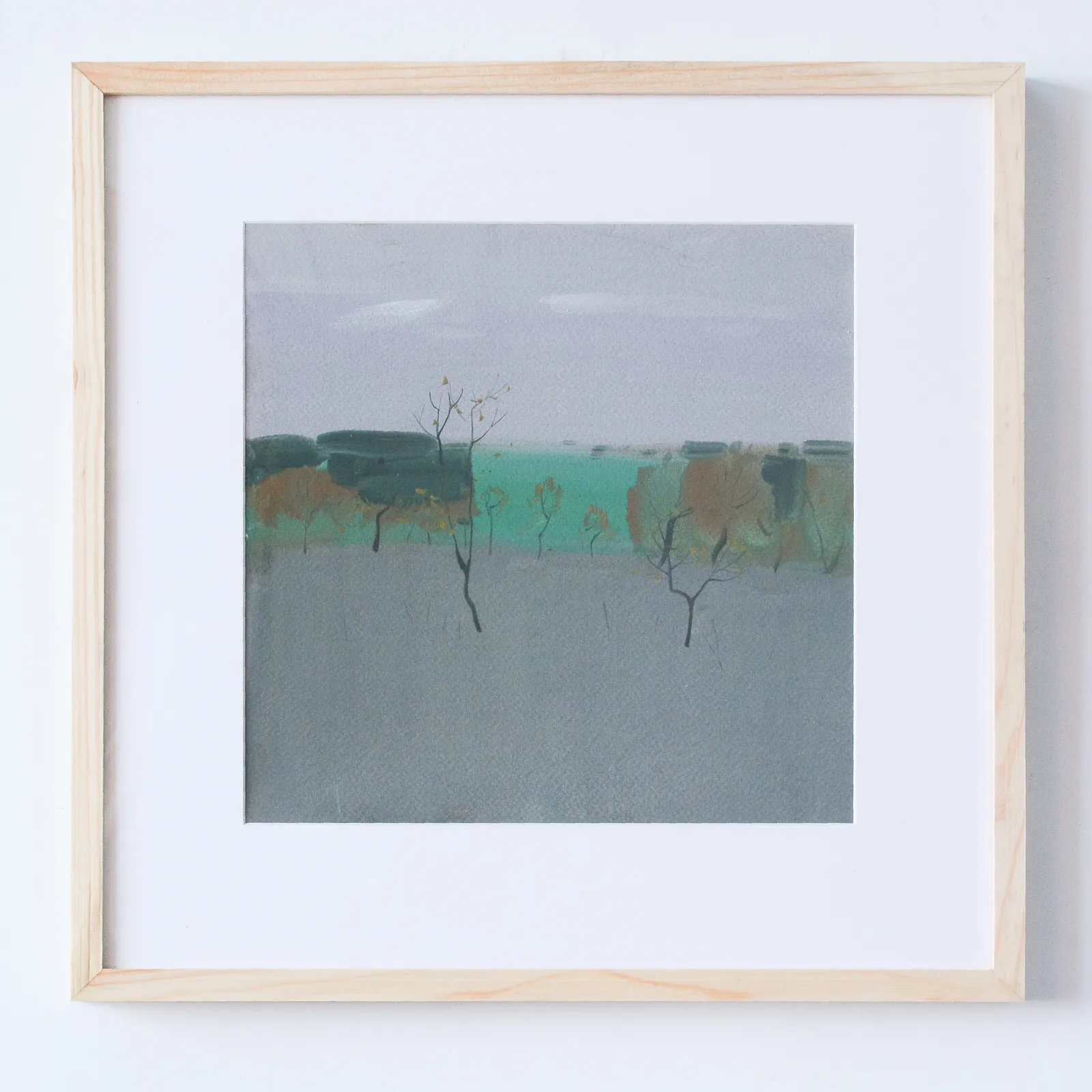 Зображення "Field and trees" від Igor Nekraha, розмір: 30x30, матеріали: Gouache on paper, медіум: Графіка, місто: Україна, серія: Gouaches, ціна: $300 Фото 1 з 2.