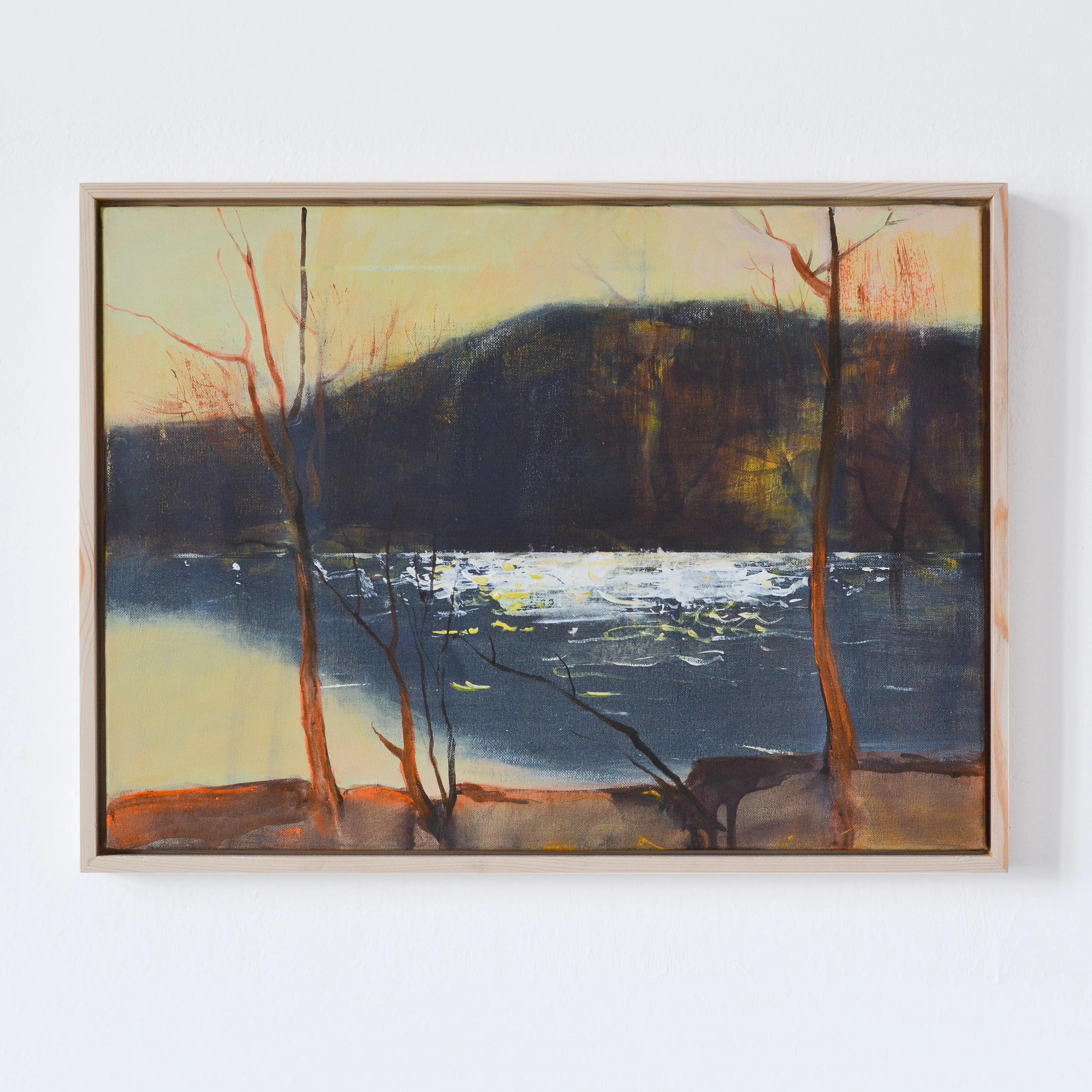 Зображення "October on the river" від Igor Nekraha, розмір: 40x55, матеріали: Acrylic on canvas, медіум: Живопис, місто: Україна, серія: Acrylics, ціна: $500