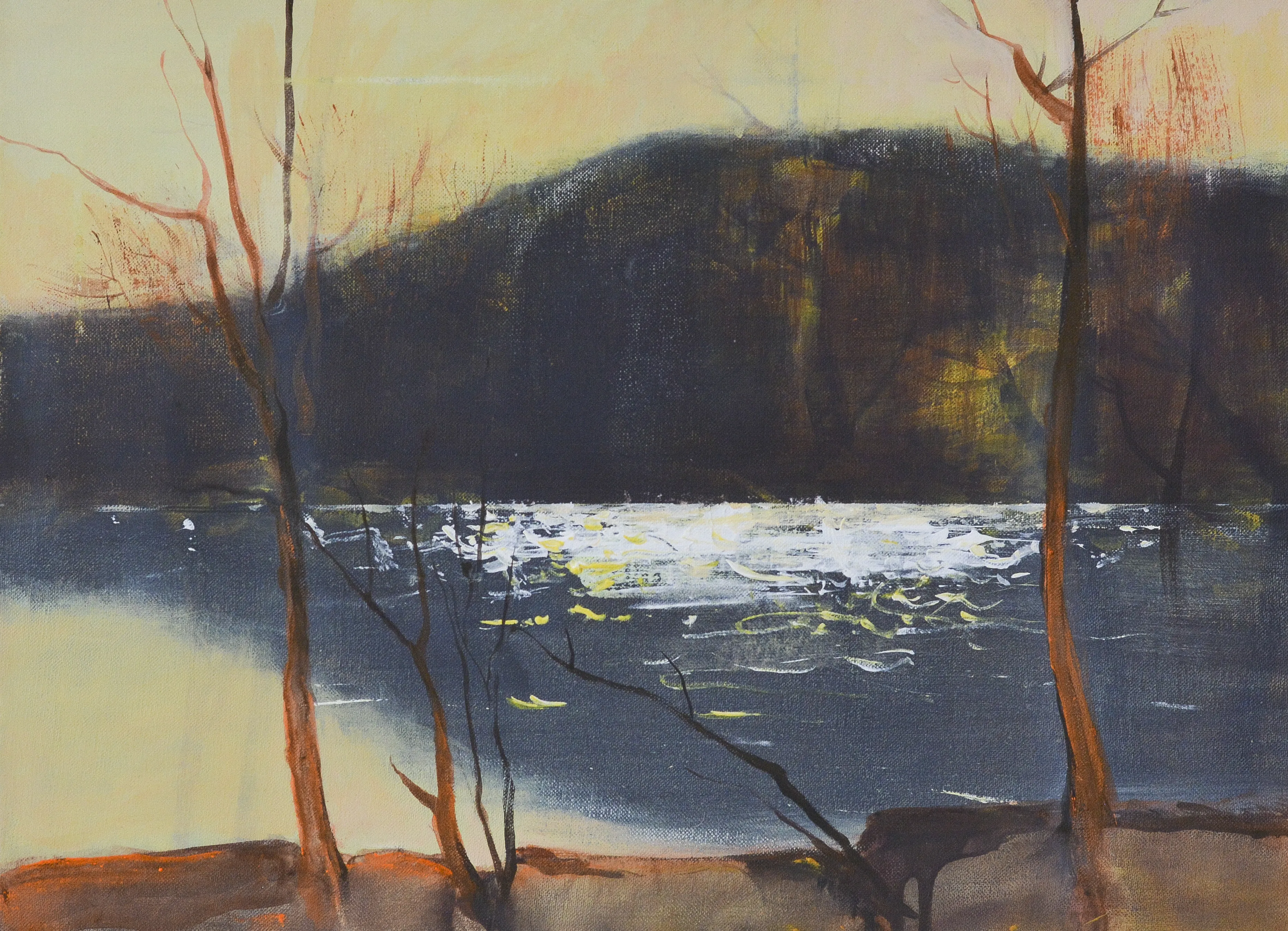 Зображення "October on the river" від Igor Nekraha, розмір: 40x55, матеріали: Acrylic on canvas, медіум: Живопис, місто: Україна, серія: Acrylics, ціна: $500 Фото 4 з 4.