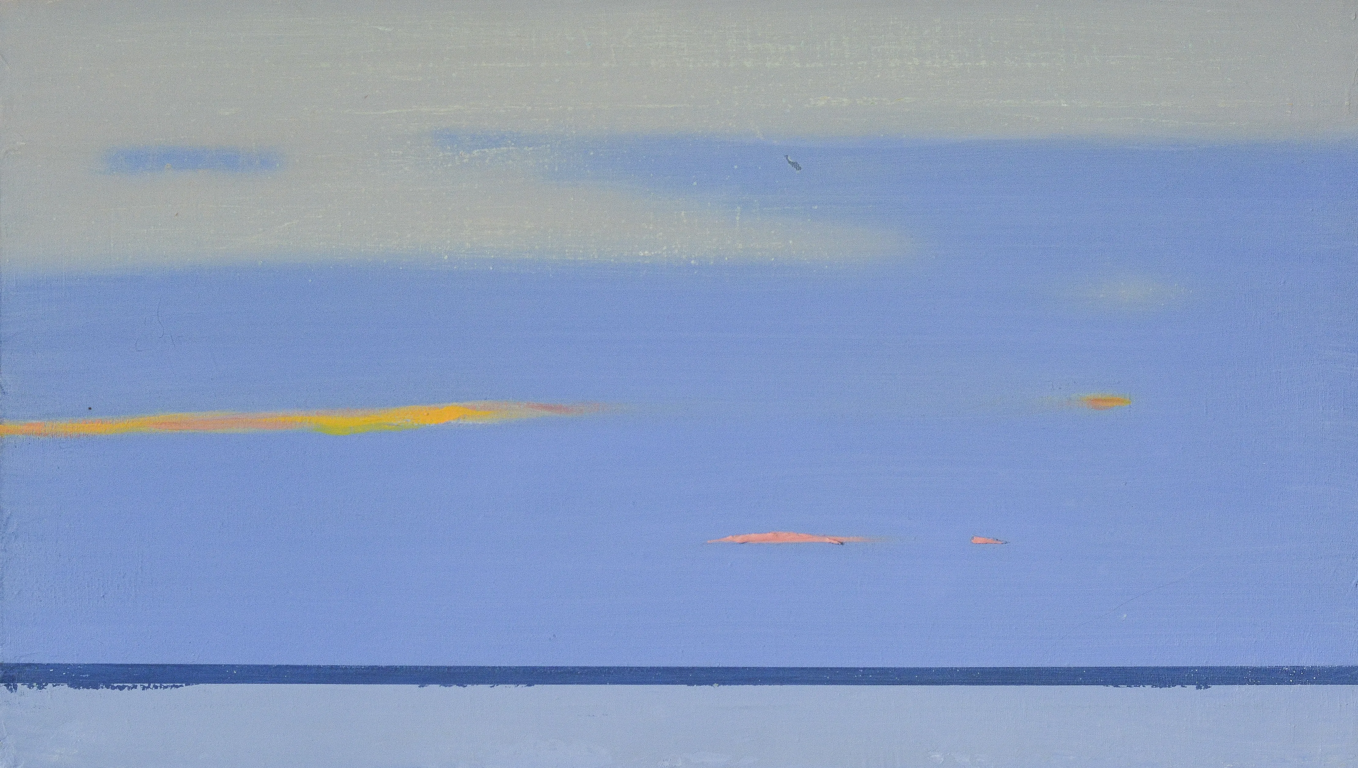 Image of frosty sky. January by Igor Nekraha, size: 40x70, made of Полотно, акрил, Painting medium, priced at $500 Photo 4 of 4.