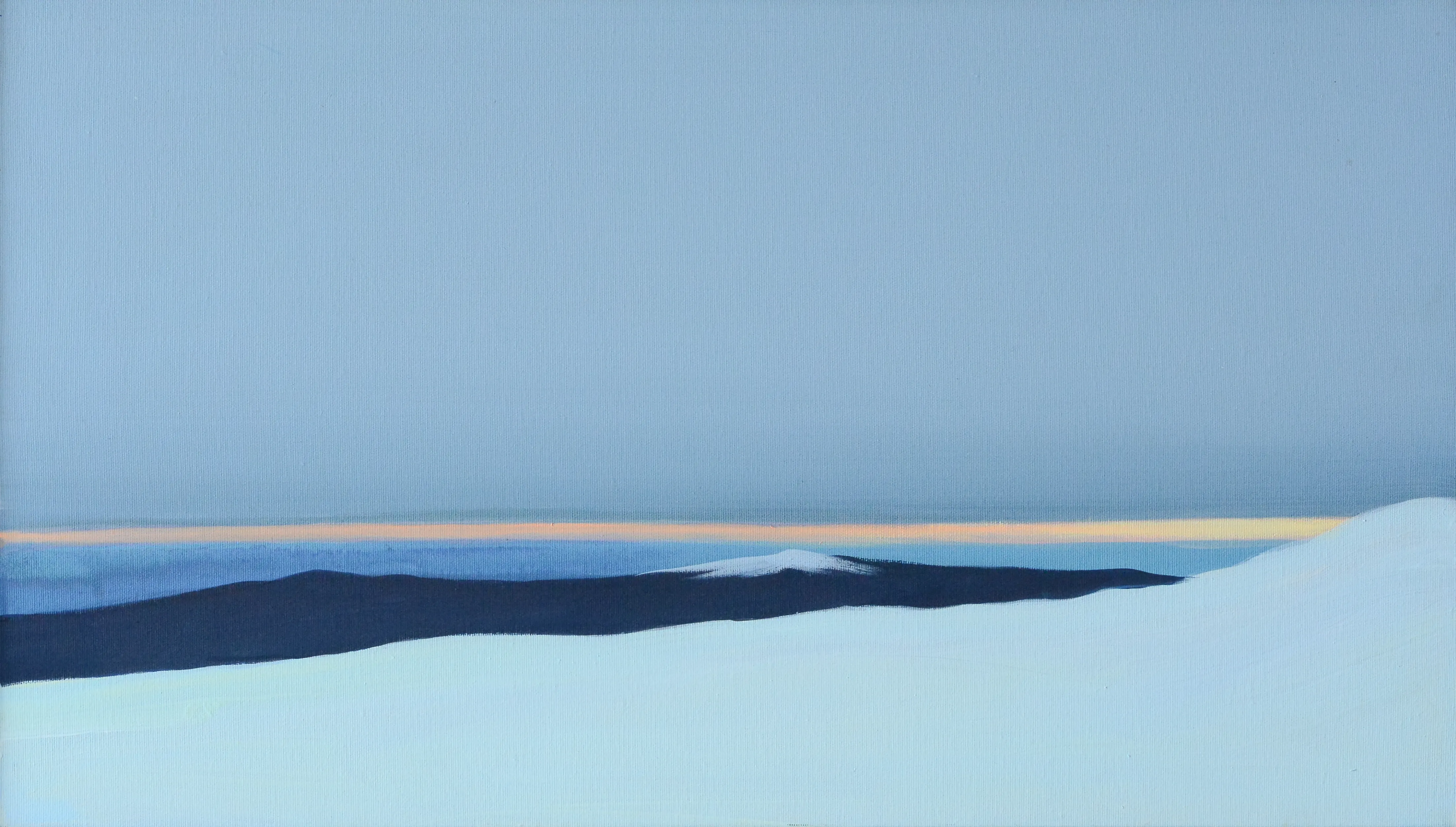 Image of Mountain view by Igor Nekraha, size: 40x70, made of Acrylic on canvas, Painting medium, priced at $500 Photo 2 of 2.