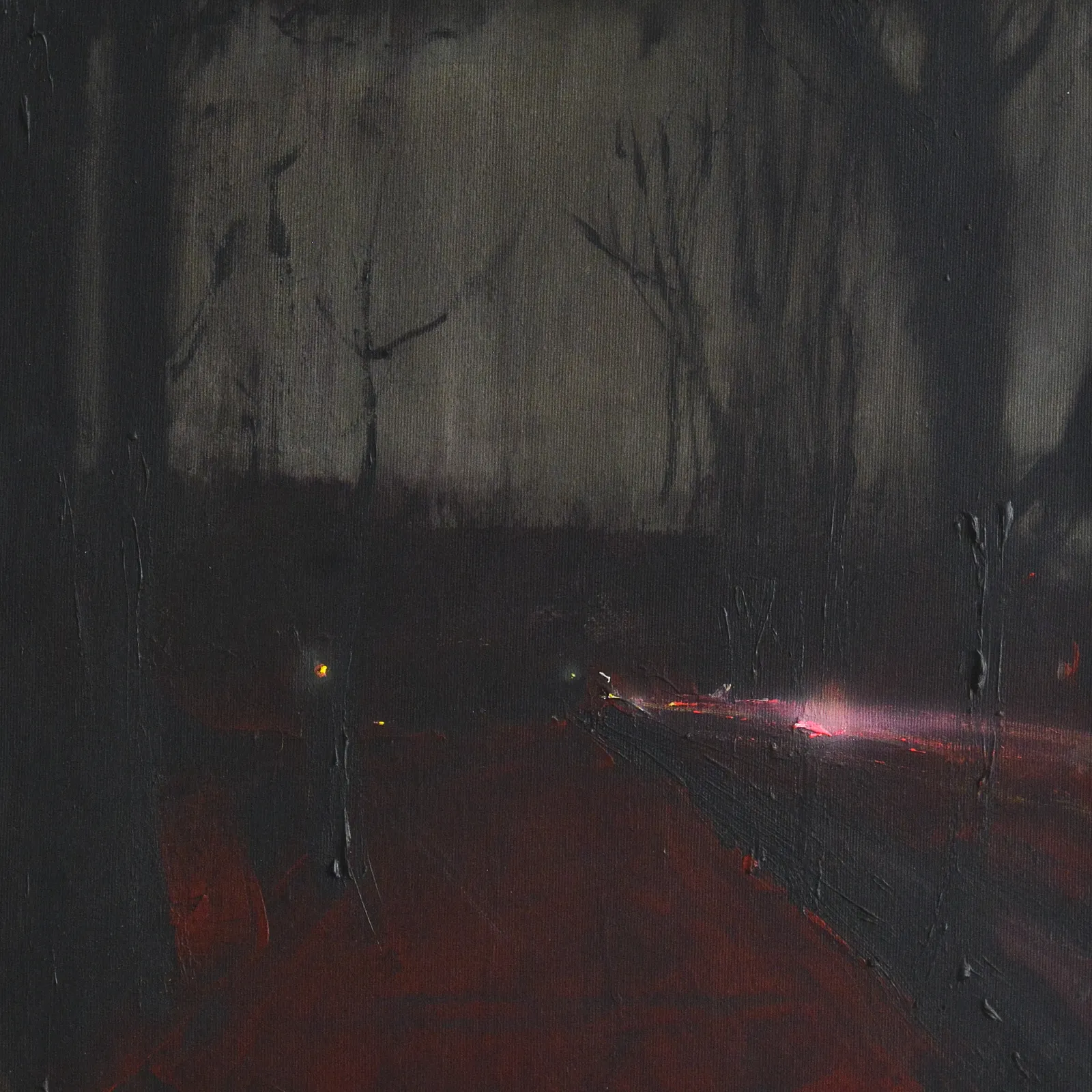 Image of Blackout on a Kyiv street by Igor Nekraha, size: 40x40, made of Акрил на полотні, Painting medium, priced at $400 Photo 2 of 3.