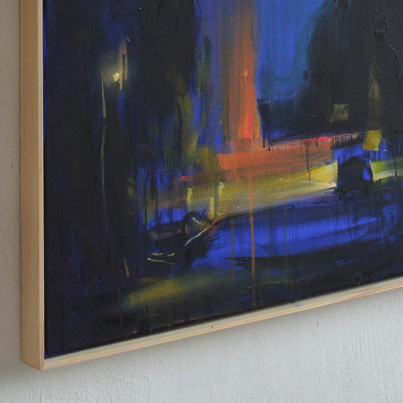 Image of Kyiv yard by Igor Nekraha, size: 100x70, made of Акрил на полотні, Painting medium, priced at $1200 Photo 3 of 3.
