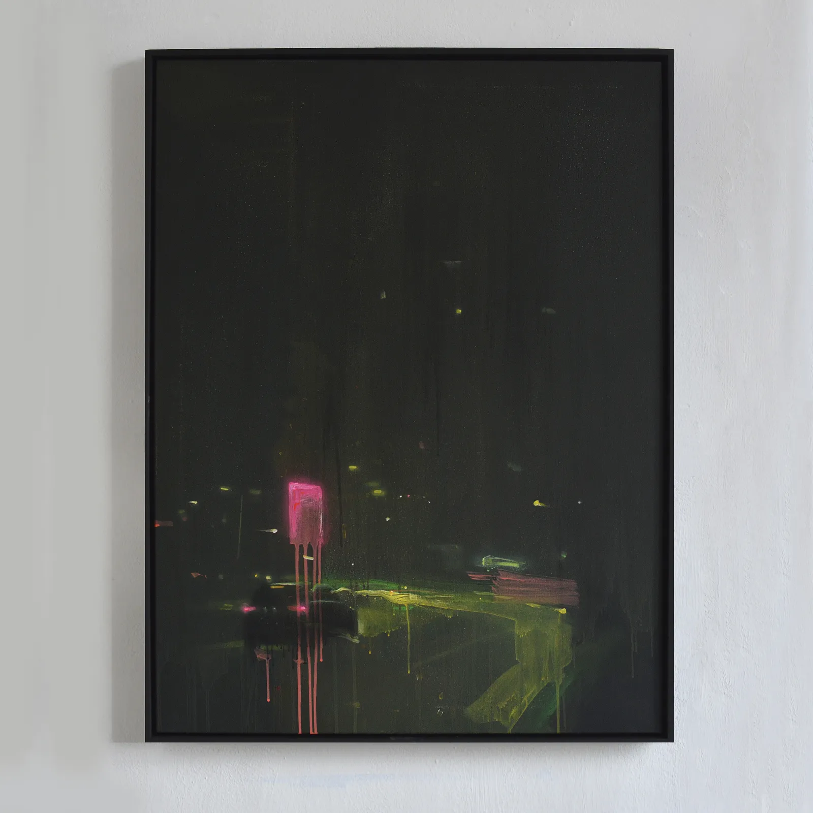 Image of Blackout on Lvivska Square by Igor Nekraha, size: 100x75, made of Акрил на полотні, Painting medium, priced at $1200 Photo 1 of 3.