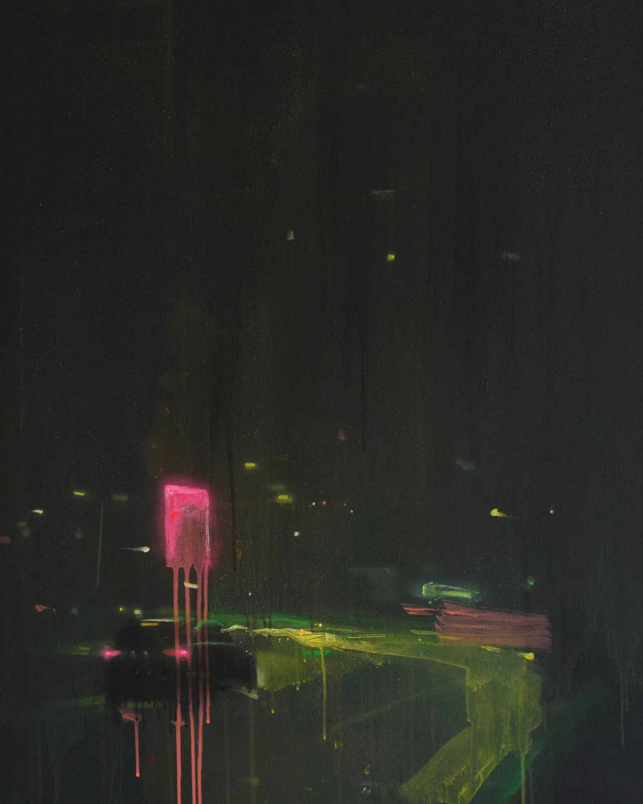 Image of Blackout on Lvivska Square by Igor Nekraha, size: 100x75, made of Акрил на полотні, Painting medium, priced at $1200 Photo 2 of 3.