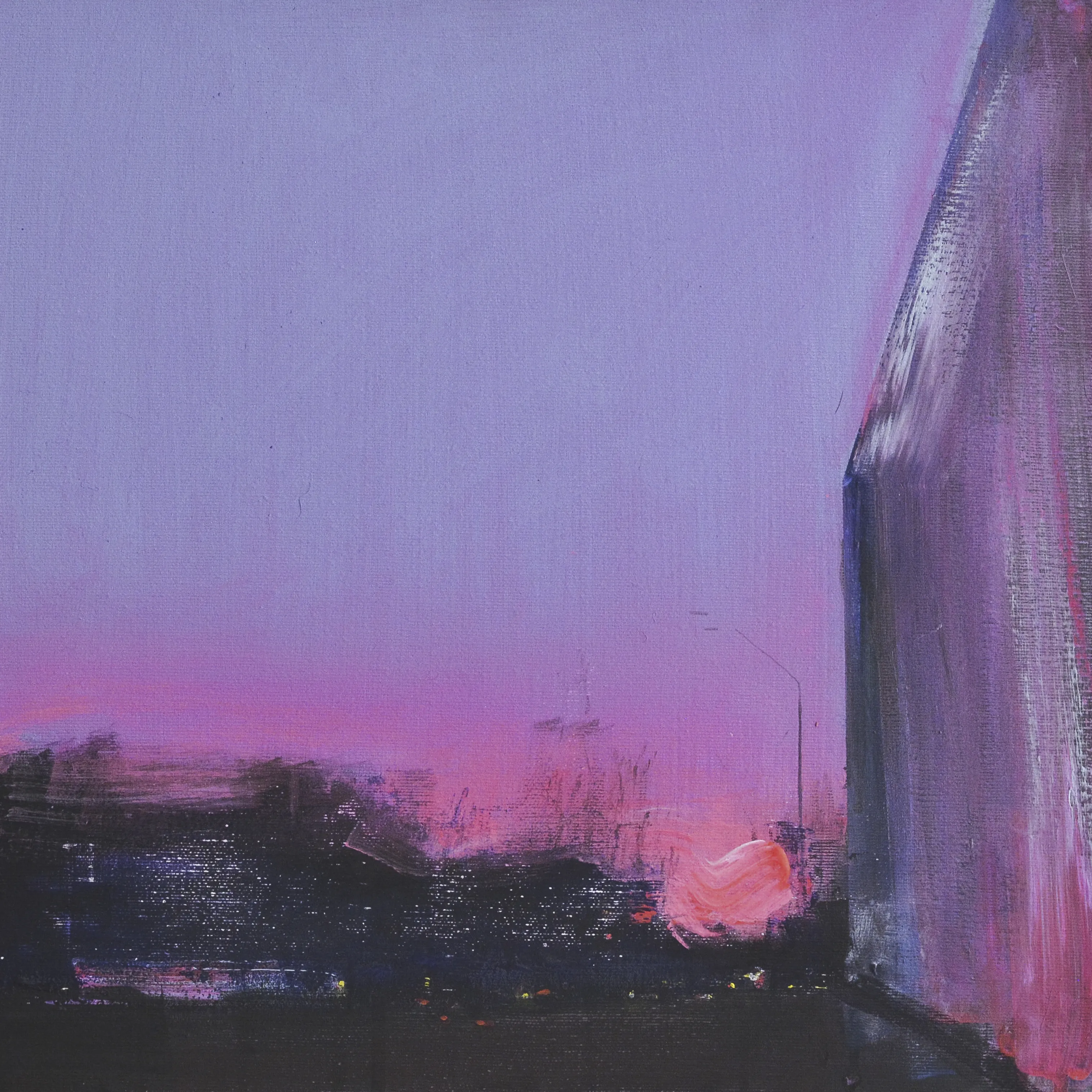 Image of Volodymyrska Street by Igor Nekraha, size: 40x40, made of Акрил на полотні, Painting medium, priced at $400 Photo 2 of 3.