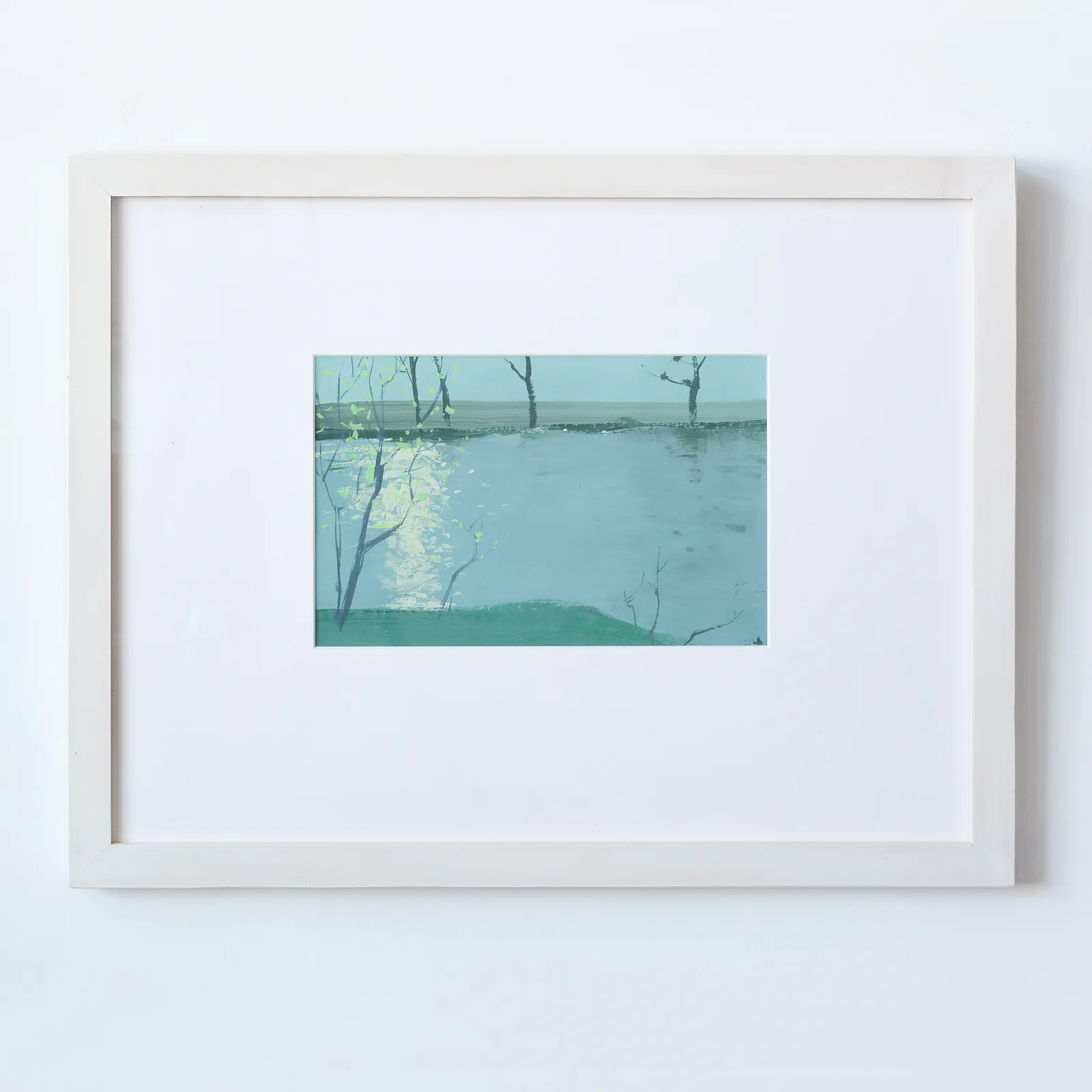 Image of Spring reflection by Igor Nekraha, size: 14x20, made of Gouache on paper, Graphics medium, priced at $200 Photo 1 of 2.