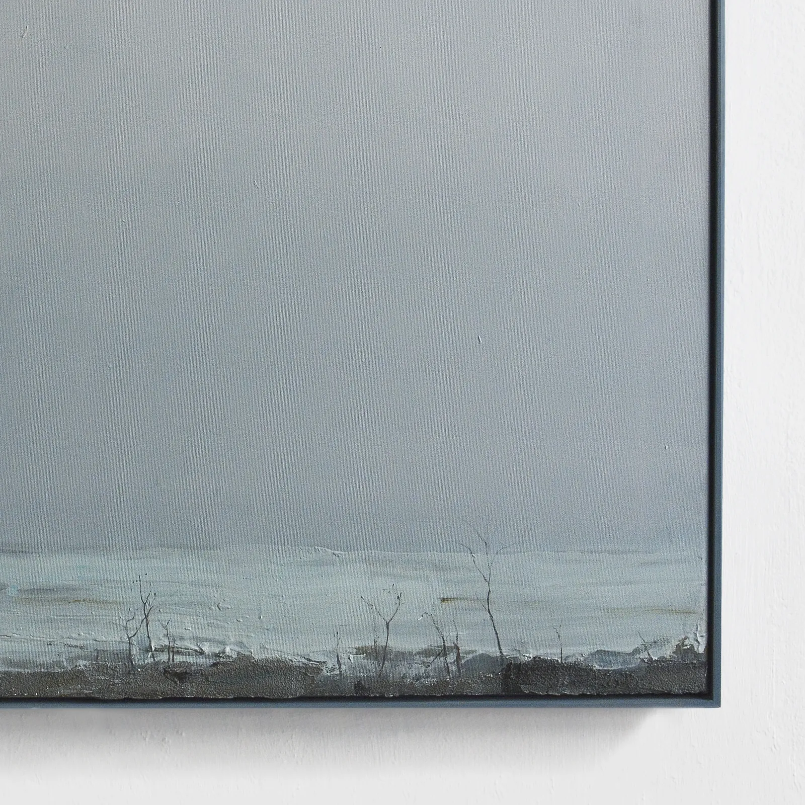 Image of Gray nuances by Igor Nekraha, size: 90x100, made of Acrylic on canvas, Painting medium, from Ukraine, part of the Acrylics series, priced at $1200 Photo 4 of 4.